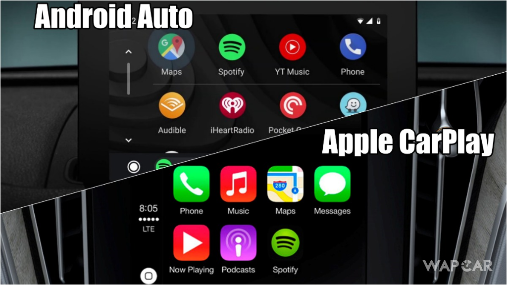 When drivers enter the smart cockpit, they can connect their phones to the car’s entertainment system with Apple CarPlay or Android Auto
