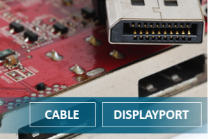 DisplayPort cables with special specification may damage your graphics card!