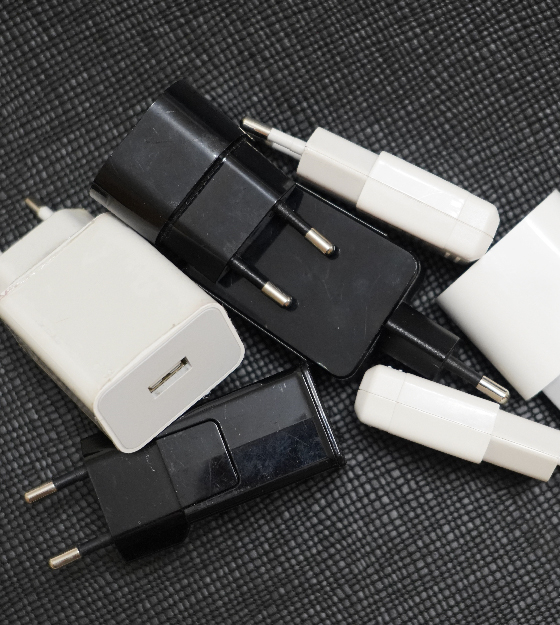 Common USB chargers