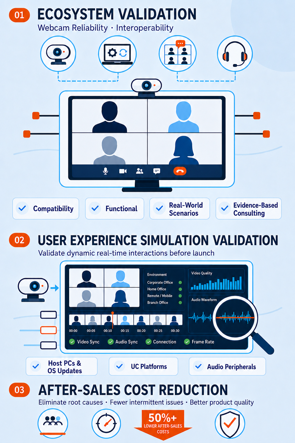 Webcam Ecosystem User Experience Scenario Simulation Consulting Service